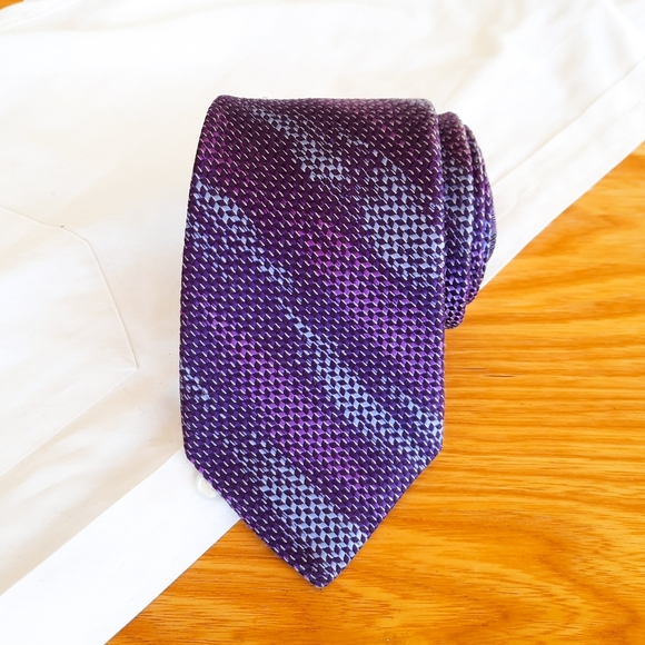 Robert Graham Other - Robert Graham Silk Camouflage Tie Purple Blue Camo